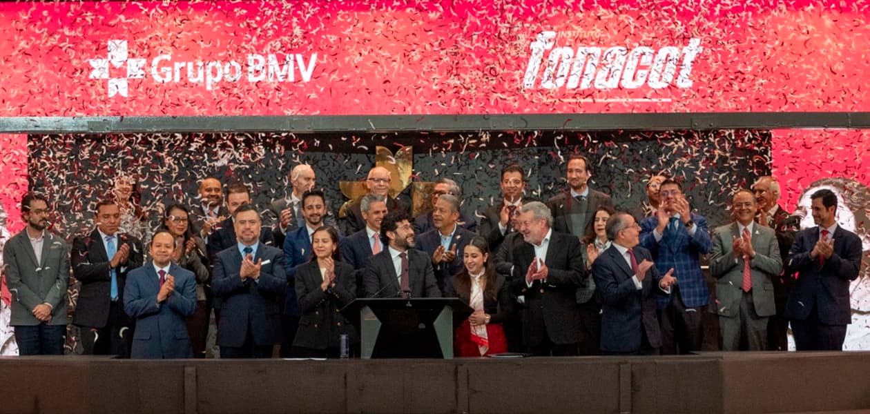 Fonacot celebra 20 años en la Bolsa Mexicana de Valores