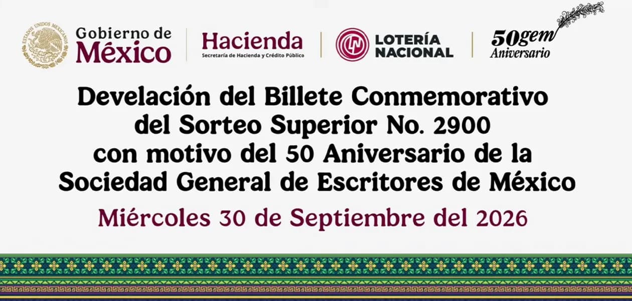 Billete Conmemorativo por el 50 Aniversario de la SOGEM - imagen de origen
